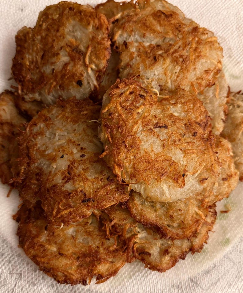 Farmhouse Potato Pancake Recipe | Rustic Latkes (PDF Digital Download ...