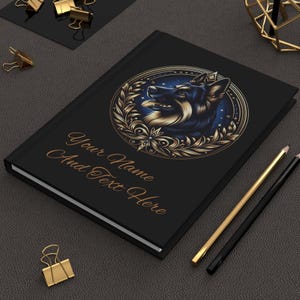 Carnet cartonné personnalisé pour amoureux des chiens de berger allemand, carnet personnalisable pour animal de compagnie, cadeau pour les propriétaires de chien, journal intime sur le thème des chiens, cadeaux uniques pour animal de compagnie