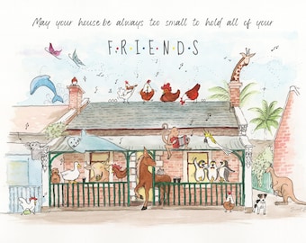 May your house be always too small to hold all of your friends