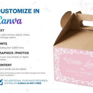 Celebrate your girl baby shower with this Editable Cielito Lindo Gable Box Label, featuring vibrant papel picado, soft pink pastel tones, and traditional pink Talavera patterns. Perfect for a Mexican-themed baby shower, this Pink Cielito Lindo Gift Box Label adds festive charm to your Cielito Lindo party favors and treat boxes. Instantly editable and printable.