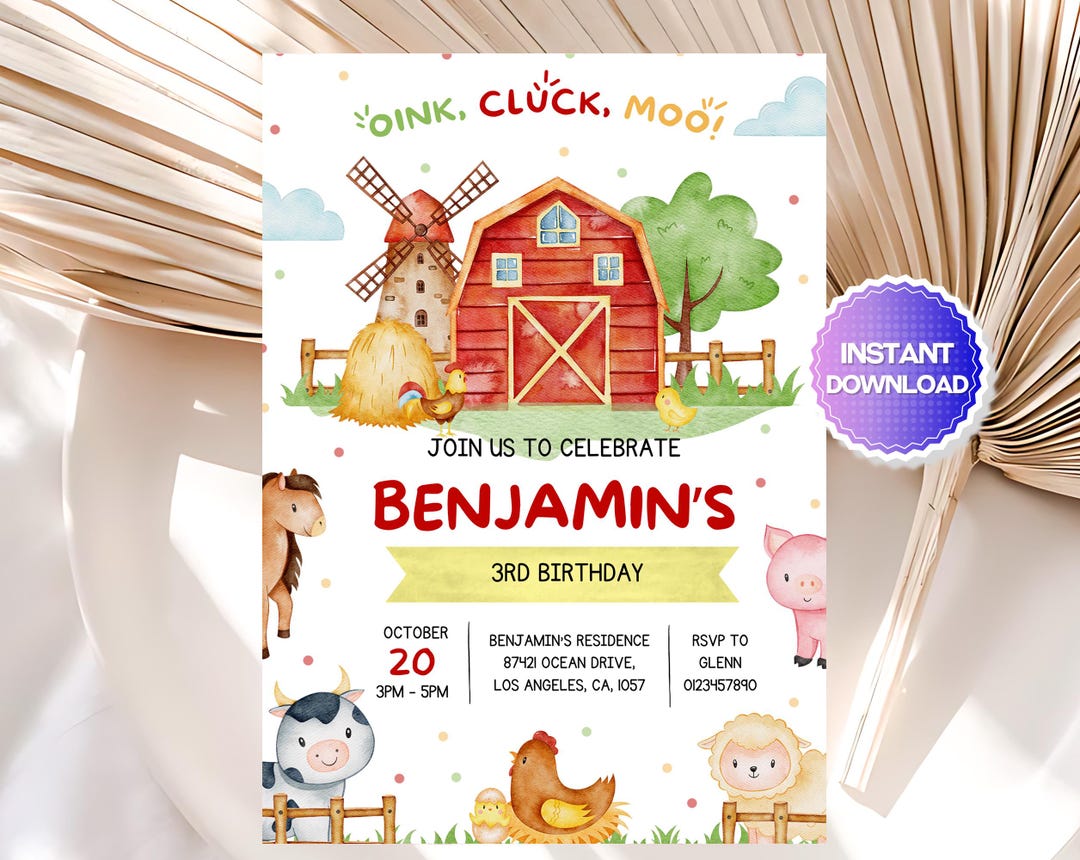 Farm Invitations This item is unavailable - Etsy