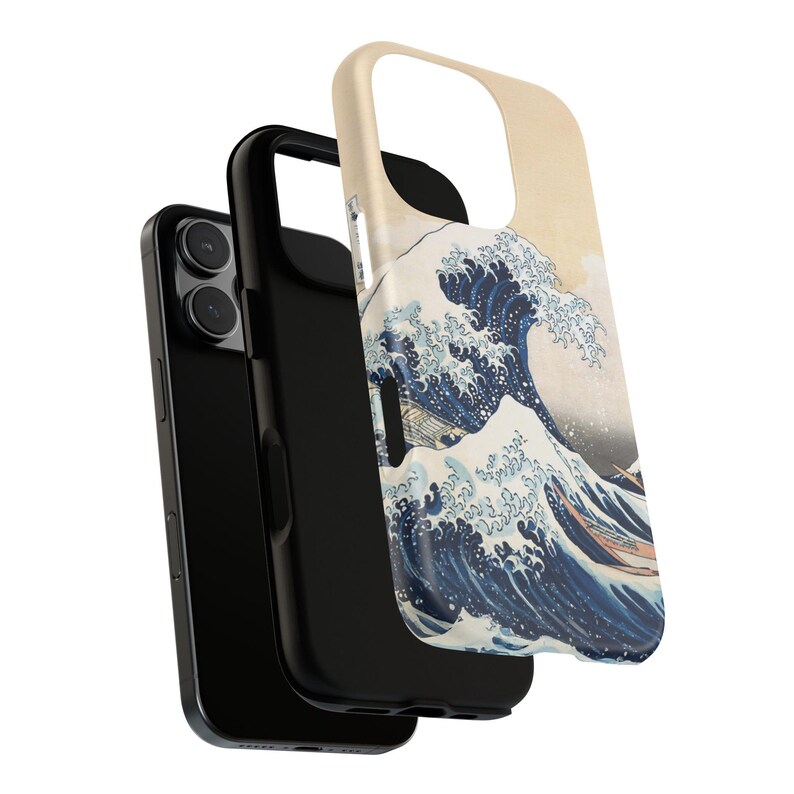 Die große Welle vor Kanagawa iPhone Hülle | Hokusai Handyhülle | Majestätischer Berg Fuji, japanischer Ukiyo-e-Kunststil - Einzigartiges Ozeandesign-Cover Bild 7