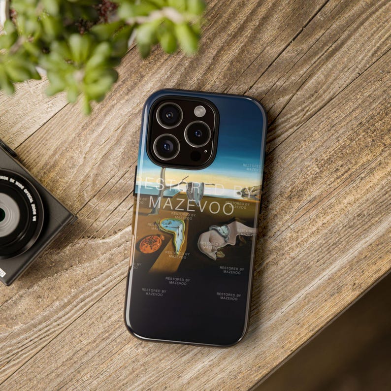 The Persistence of Memory Phone Case, Salvador Dalí iPhone 16 case, Surreal Dalí Melting Clock Dreamlike Landscape and Timeless Design Cover image 4