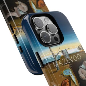 The Persistence of Memory Phone Case, Salvador Dalí iPhone 16 case, Surreal Dalí Melting Clock Dreamlike Landscape and Timeless Design Cover image 2