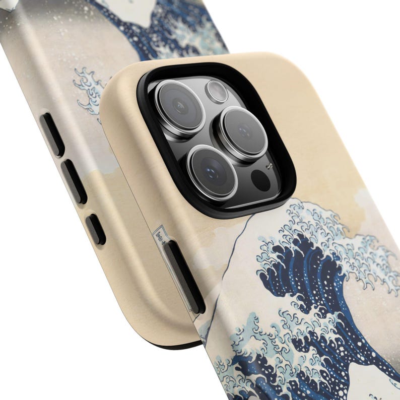 Die große Welle vor Kanagawa iPhone Hülle | Hokusai Handyhülle | Majestätischer Berg Fuji, japanischer Ukiyo-e-Kunststil - Einzigartiges Ozeandesign-Cover Bild 6