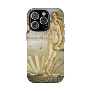 Birth of Venus phone case (1485), Sandro Botticelli iPhone Case, Venus Seashell Emergence Renaissance Inspired iPhone Case & Classical Art