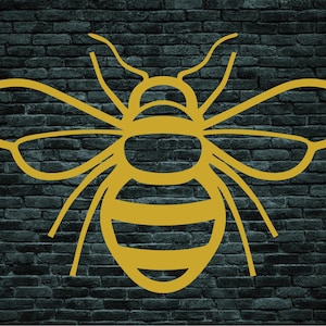 Bee Vinyl Stickers, Honeybee Stickers, Bee Decal, Bee Sticker for Laptop, Bee Car Decal, Tumbler Stickers, Beekeeper Gift