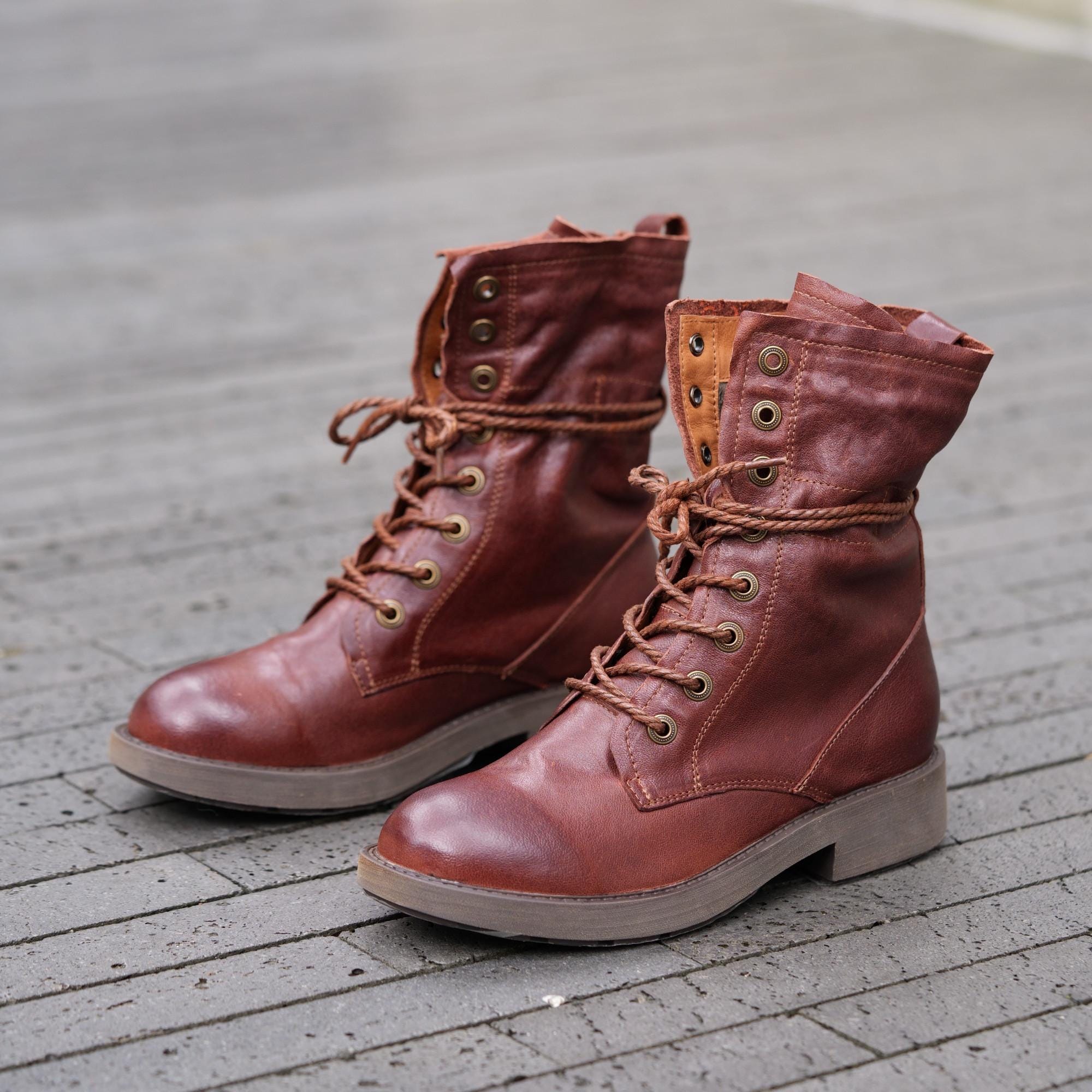 sheepskin ankle boots