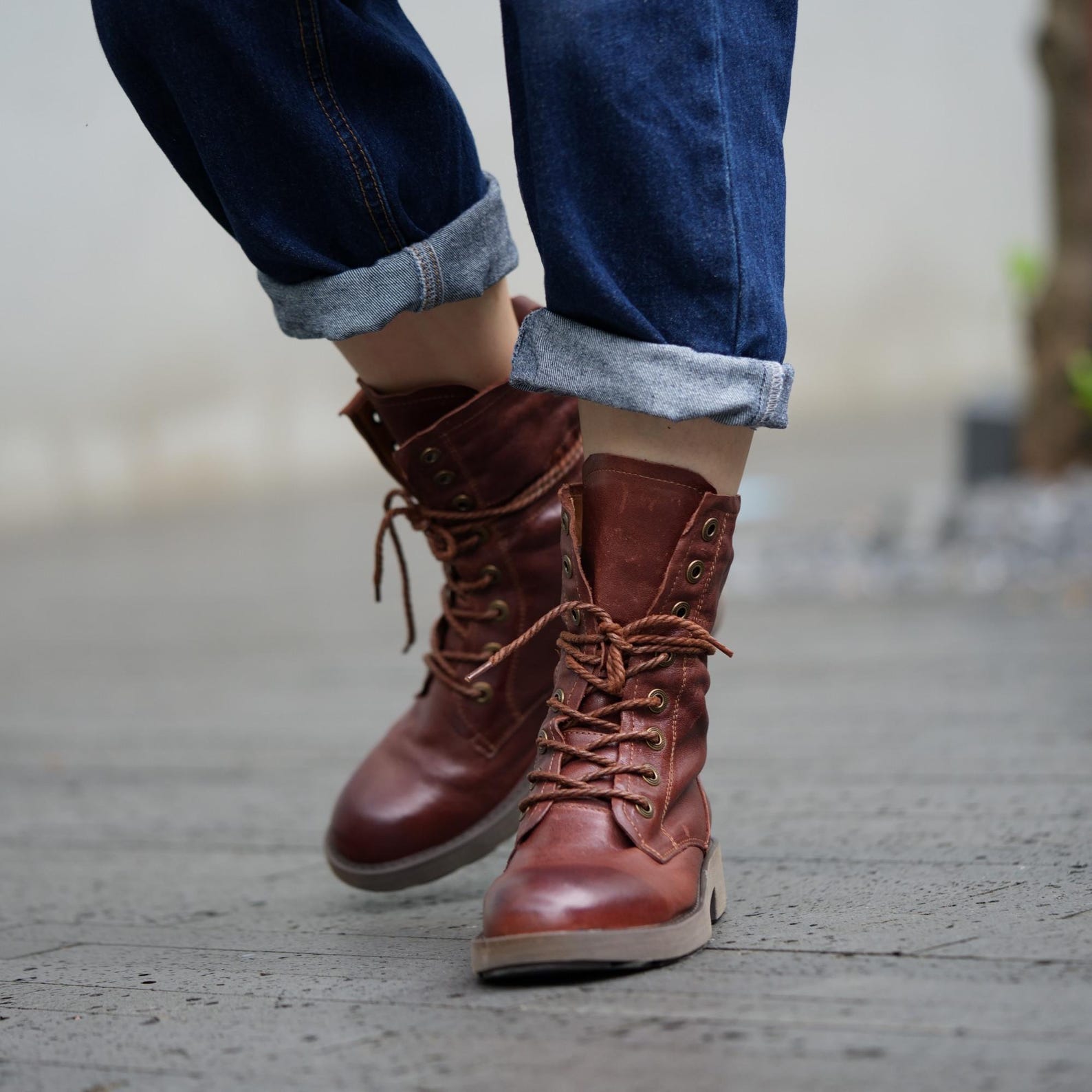 sheepskin ankle boots