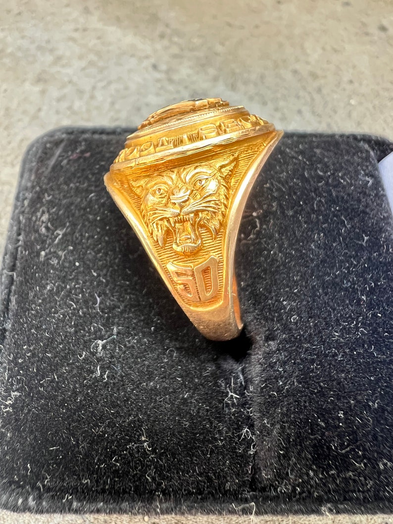 Rare vintage 10K class ring zdjęcie 3