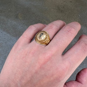 Rare vintage 10K class ring zdjęcie 7