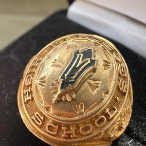 Rare vintage 10K class ring zdjęcie 4