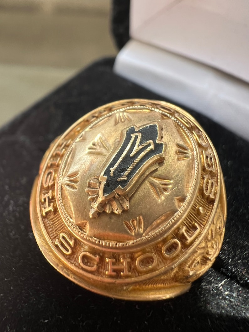 Rare vintage 10K class ring zdjęcie 4