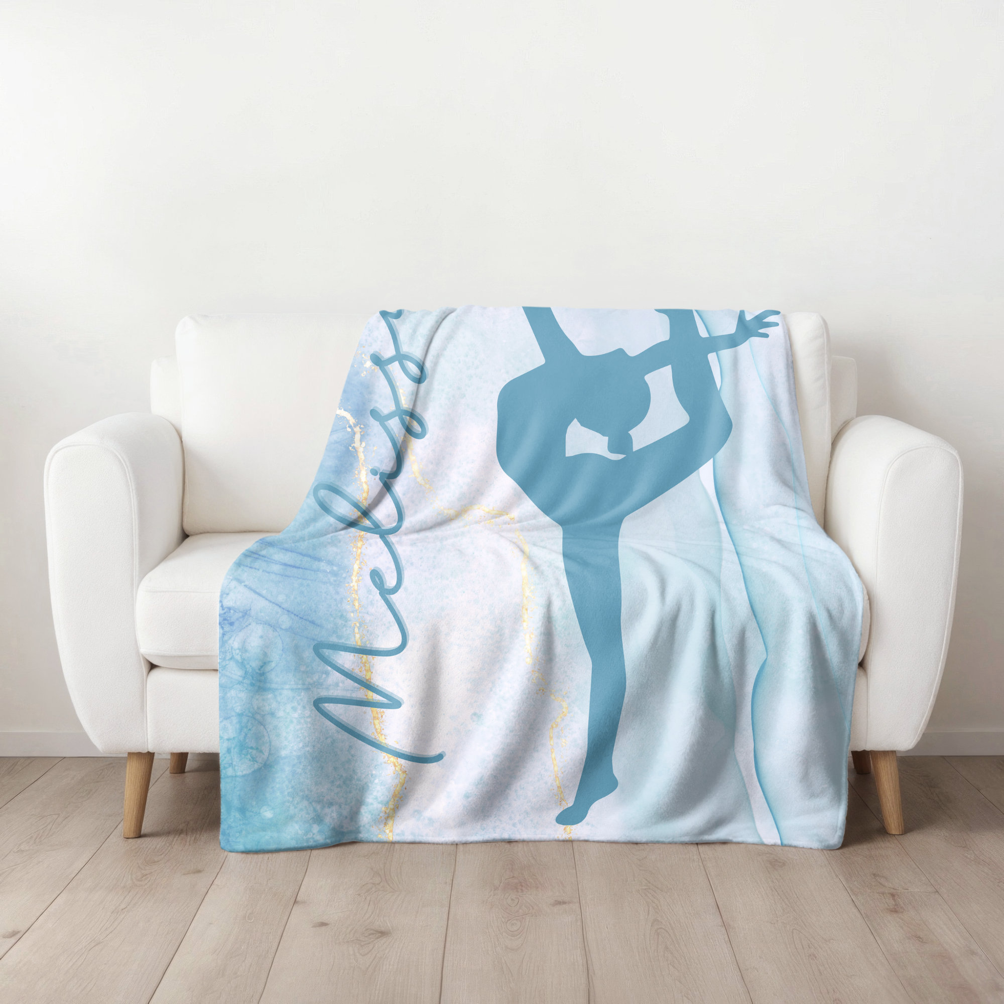 Mosslink Gymnastiekliefhebbers kinderen deken turnster geschenken voor meisjes tieners vrouwen verjaardagscadeaus voor gymnast ultra zacht flanel fleece warme gezellige lichtgewicht dekens voor thuis