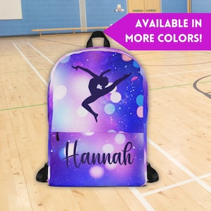 Dance Backpack For Girl Personalized Ballet Bag Dance Teacher Gift For Ballet Dancer Custom Competition Sport Backpack Dance Team Gift