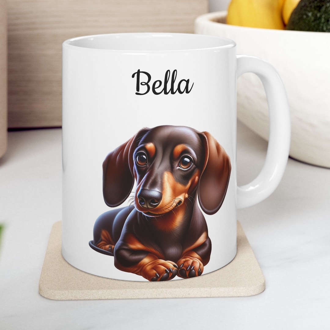 Custom Dachshund Coffee Mug Personalized Dog Lover Gift Etsy — free download
