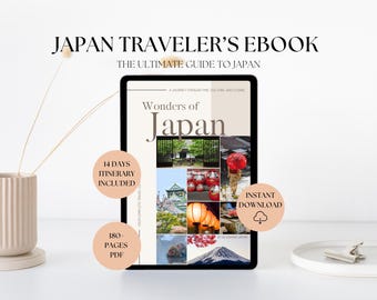 Wonders of Japan Travel Guide Itinerary Travel Plan Ebook Japan Tour Trip Full of Hidden Gems Tokyo Planner Ebook Digital Book for Japan