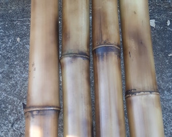 1.5 Inch Bamboo Poles Set of 4 Bamboo Sticks 1.5 Inch Diameter