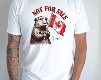 Canada Day T-Shirt |  Proud to be Canadian Beaver Shirt | Patriotic Gift for Men and Women
