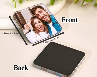 Custom Photo Magnets Fridge Decor Personalized Picture Magnets Memorable Gift Customizable Magnets Thinking of You Gift