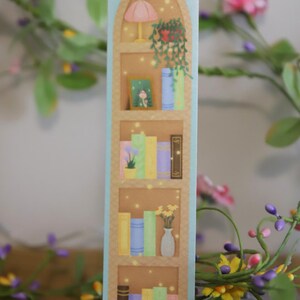 Cozy Book Nook Bookmark | Gift for Book Lovers, Book Accessories, Bookshelf