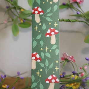 Enchanted Mushroom Bookmark | Gift for Book Lovers, Book Accessories, Cottagecore, Toadstools