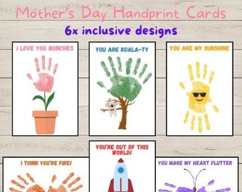 Mother's Day Handprint Cards