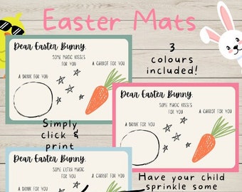Easter Placemat for the Easter Bunny