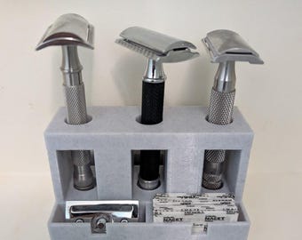 Double edge razor stand