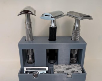 Double edge razor stand