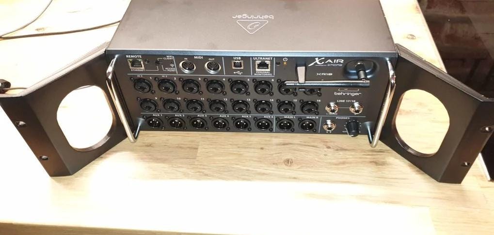 Improved - Rack Ears - Behringer XR16 XR18 SD16 & Midas MR16 MR18 - Foto 13