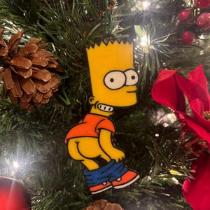 Bart Simpson Ornament | Detailed | Funny | Meme