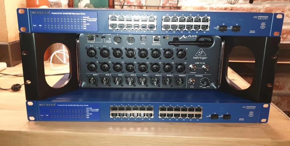 Rack Ears for Behringer  XR18-XR16-SD18-Midas-MR16-MR18