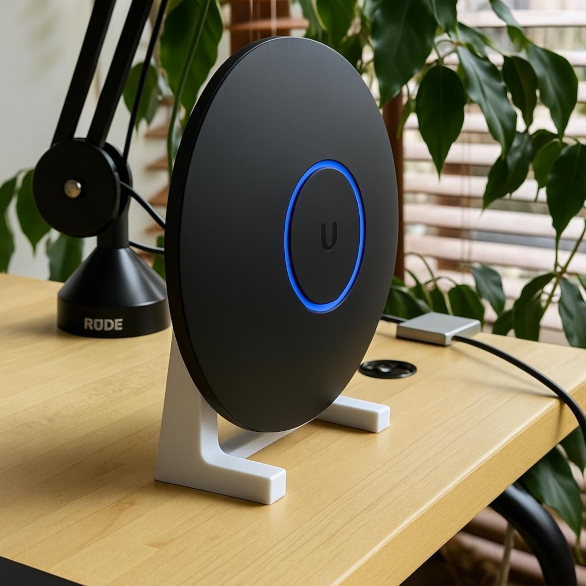 Настольная подставка-держатель Ubiquiti UniFi U7 Pro XGS | Крепление | Настольная | Основание | Прочный | Устойчивый | Маршрутизатор Wi-Fi | Точка доступа 1 — изображение