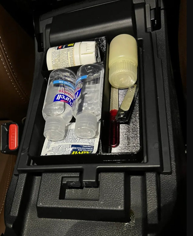 RUNROAD Center Console Organizer Tray For Subaru Outback & Legacy (2020-2025) – Secondary Storage Box With Cable Slot