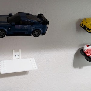 Wall Mount for Lego Speed Champions | Durable | Easy Mounting | Angled Wall Mount