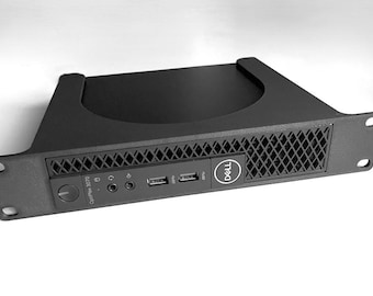 10" Rack Mount for Dell OptiPlex Micro Series | (3000, 5000, 7000, and more) | 1U | 10 inch | Bracket | Secure | Convenient | Durable