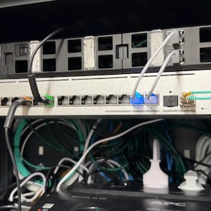 19&quot; Rack Ear Mounts for Ubiquiti Unifi USW Pro Max 16 and POE | Easy Mounting | Secure
