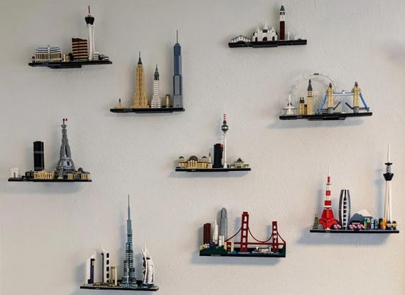 Wall Mounts for LEGO Architecture Skylines
