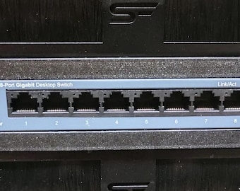 10" Rack Halterung für TP-Link LiteWave LS108G | TP-Link | 1HE | 10 Zoll | Sicher | Komfortabel | Ablage | 8-Port