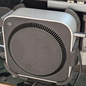 2024 Apple M4 Mac Mini Under Desk Mount - Wall Mount - VESA 100mm & 75mm Mount | Easy Mounting | Versatile