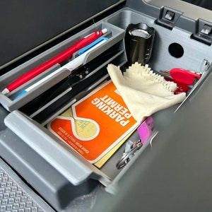 Center Console Storage Tray for Rivian R1T/R1S
