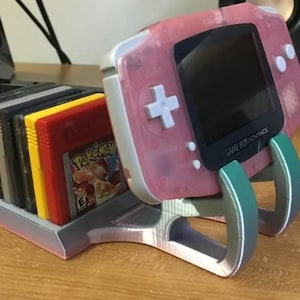 Gameboy Advance Display Stand and Storage