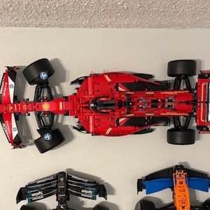 Horizontal Wall Mount for Lego Technic Ferrari SF-24 F1 42207 | Durable | Easy Mounting | Ferrari F1 | Technic
