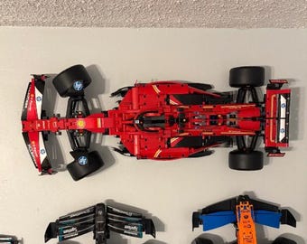 Horizontal Wall Mount for Lego Technic Ferrari SF-24 F1 42207 | Durable | Easy Mounting | Ferrari F1 | Technic