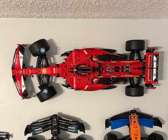 Horizontal Wall Mount for Lego Technic Ferrari SF-24 F1 42207