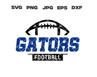 Gators SVG, Gators football SVG, équipe de football, svg, png, jpg, dxf, eps, fichiers Cricut, téléchargement numérique, Silhouette, téléchargement immédiat