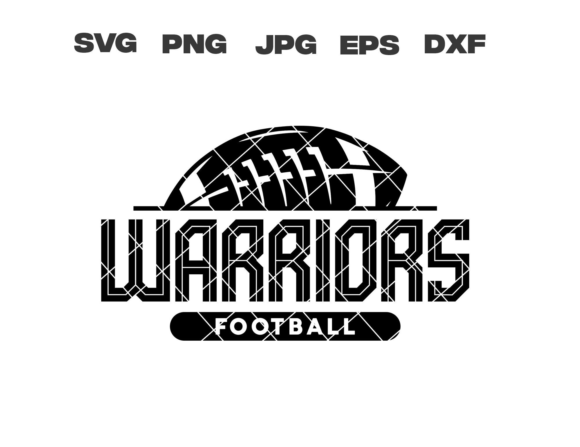 Warriors SVG, Warriors Football SVG, Football Team, Svg, Png, Jpg, Dxf ...