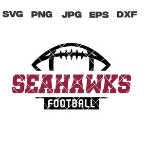 Seahawks SVG, Seahawks Football SVG, Football Team, svg, png, jpg, dxf, eps, Cricut Files, Digital Download, Silhouette, Instant Download