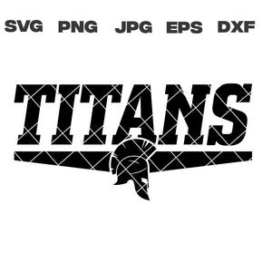Titans svg, Titans, School Mascot Clipart, svg, dxf, eps, png, jpg, sublimation, cut files for cricut, silhouette, vector, digital